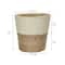 Household Essentials Natural Woven Paper Rope Waste Basket